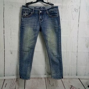 Vanilla Star Women's Size 9 Jeweled Pockets Jeans